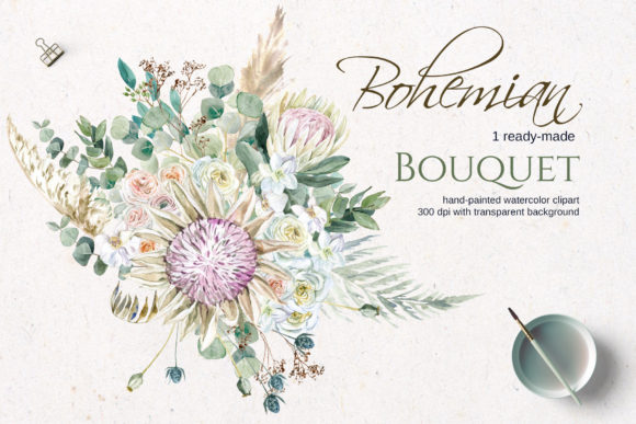 Embrace Organic Elegance: The Bohemian Flowers Bouquet