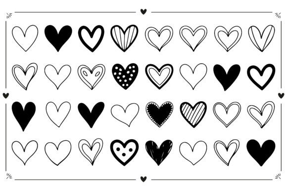 Explore the Versatility of Cute Heart Vector Art