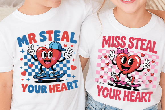 Mr Steal Your Heart PNG & Miss Steal PNG: Elevate Your Designs