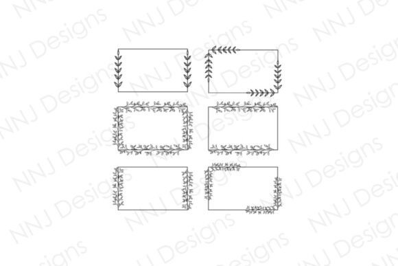 Rectangle Leaf Frame Outline SVG: Elevate Your Designs Naturally